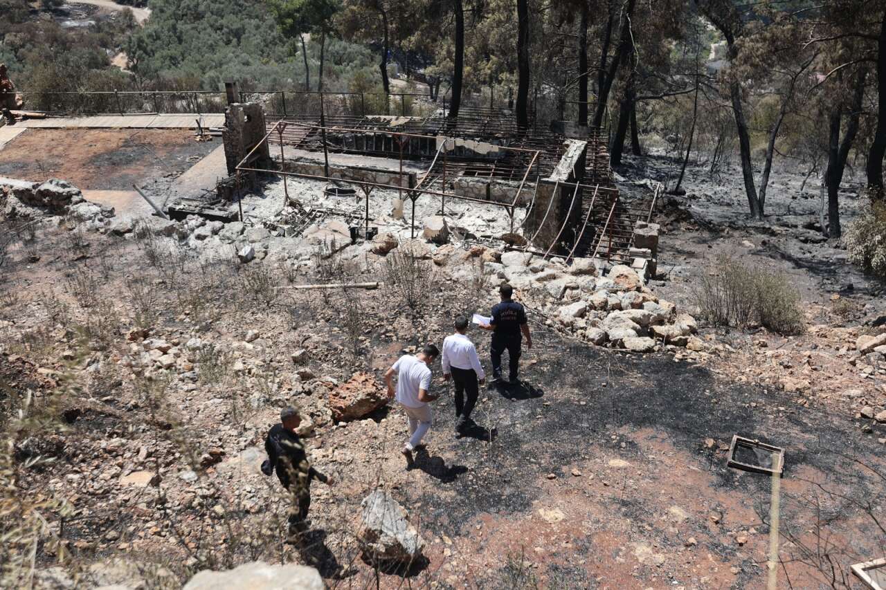 Büyükşehir, Gökçeovacık’taki Yangının Ardından Hasar Tespitine Başladı 1